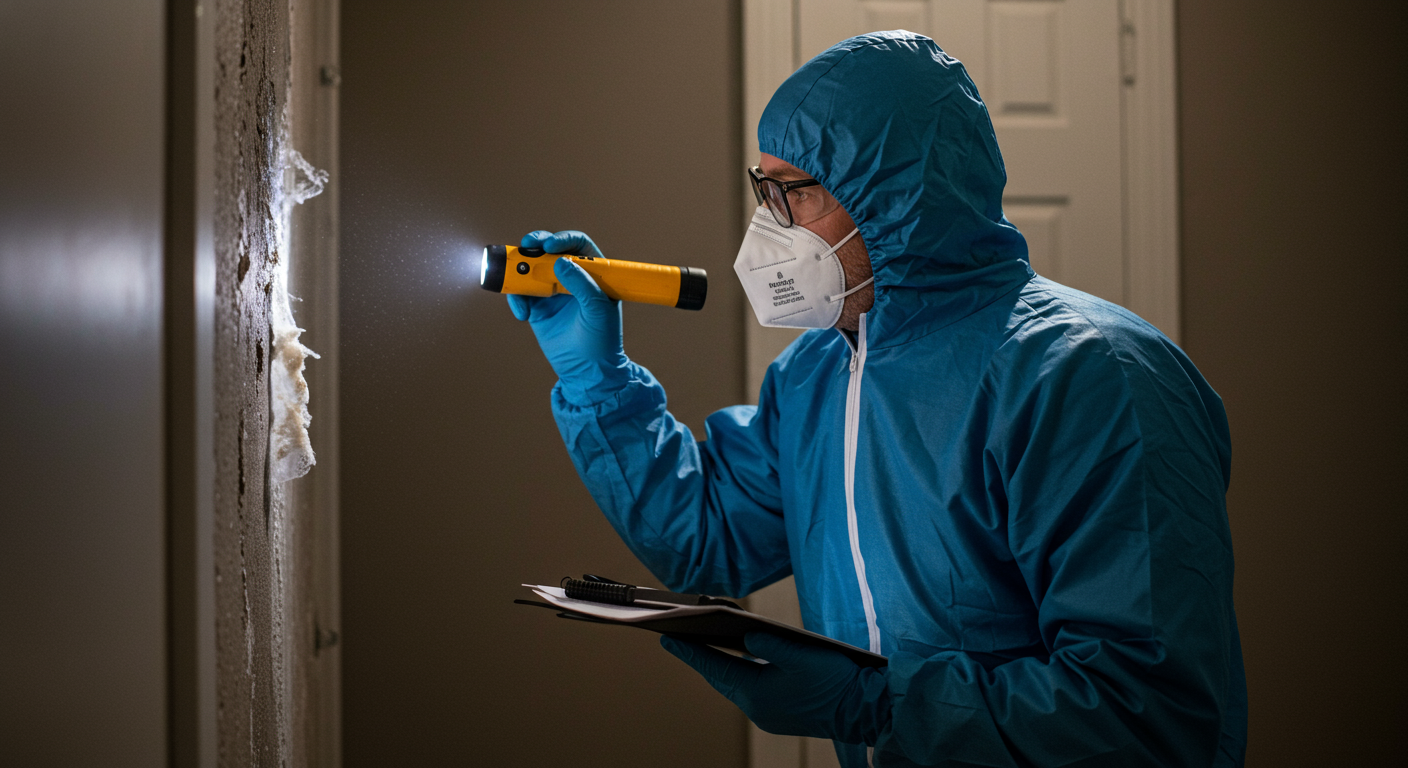 Professional Mold Inspection in Action