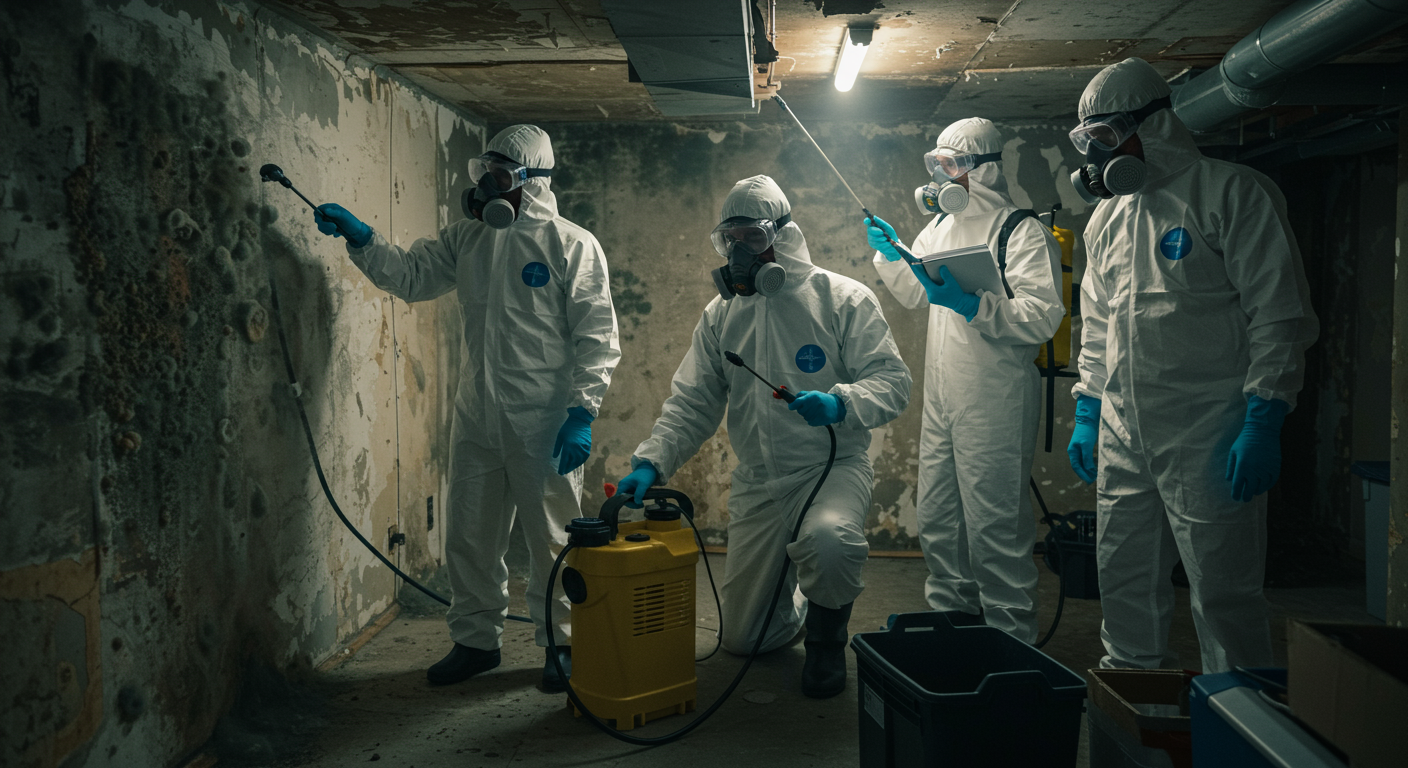 Before-and-After Mold Remediation